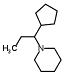 CAS#: 344396-09-4, 1-(1-Cyclopentylpropyl)Piperidine
