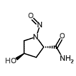 CAS 登录号：34441-28-6， (4R)-4-羟基-1-亚硝基-L-脯氨酰胺