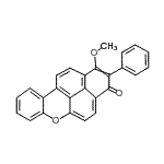CAS#: 34446-34-9, 1-Methoxy-2-Phenyl-3H-Naphtho[2,1,8-Mna]Xanthen-3-One