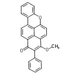 CAS#: 34453-37-7, 3-Methoxy-2-Phenyl-1H-Naphtho[2,1,8-Mna]Xanthen-1-One