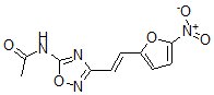 CAS#: 34457-18-6, N-[3-[(E)-2-(5-Nitrofuran-2-Yl)Ethenyl]-1,2,4-Oxadiazol-5-Yl]Acetamide