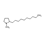 CAS#: 3447-07-2, 2-Decyl-1-Methylpyrrolidine