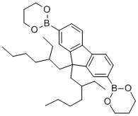 CAS 登录号：344782-49-6， 9,9-二(2-乙基己基)芴-2,7-二硼酸二(1,3-丙烷二醇)酯