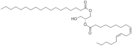 CAS#: 34487-26-8, [(2S)-1-Hydroxy-3-Octadecanoyloxypropan-2-Yl] (9Z,12Z)-Octadeca-9,12-Dienoate