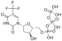 CAS#: 345-03-9, [(2R,3S,5R)-5-[2,4-Dioxo-5-(Trifluoromethyl)Pyrimidin-1-Yl]-3-Hydroxyoxolan-2-Yl]Methyl (Hydroxy-Phosphonooxyphosphoryl) Hydrogen Phosphate