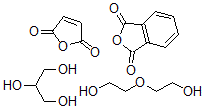 CAS#: 34540-93-7, Phthalic anhydride, polymer with maleic anhydride, glycerin and diethylene glycol