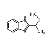 CAS 登录号：34580-82-0， 2-(1-甲氧基乙基)-1H-苯并咪唑
