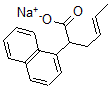CAS 登录号：3459-45-8， (E)-2-萘-1-基己-4-烯酸钠