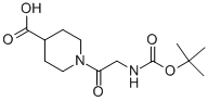 CAS#: 345955-48-8, 1-(2-Tert-Butoxycarbonylamino-Acetyl)-Piperidine-4-Carboxylic Acid
