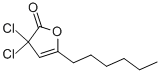 CAS#: 34619-36-8, 3,3-Dichloro-5-Hexyloxolan-2-One