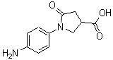 CAS 登录号：346637-44-3， 1-(4-氨基苯基)-5-氧代-3-吡咯烷羧酸