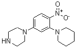 CAS#: 346704-04-9, 1-[4-Nitro-3-(1-Piperidinyl)Phenyl]Piperazine