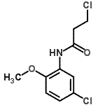 CAS#: 346726-62-3, 3-Chloro-N-(5-Chloro-2-Methoxyphenyl)Propanamide