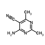 CAS#: 34684-87-2, 4-Amino-2,6-Dimethyl-5-Pyrimidinecarbonitrile