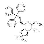 CAS#: 34698-24-3, Methyl 3,4-O-Isopropylidene-6-O-Trityl-beta-D-Galactopyranoside