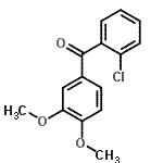CAS#: 34702-00-6, (2-Chlorophenyl)(3,4-Dimethoxyphenyl)Methanone