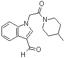 CAS#: 347320-62-1, 1-[2-(4-Methyl-1-Piperidinyl)-2-Oxoethyl]-1H-Indole-3-Carbaldehyde