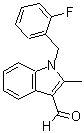CAS#: 347323-87-9, 1-(2-Fluoro-Benzyl)-2-Methyl-1H-Indole-3-Carbaldehyde