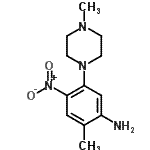 CAS#: 347355-95-7, 2-Methyl-5-(4-Methyl-1-Piperazinyl)-4-Nitroaniline