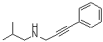 CAS 登录号：347406-04-6， N-异丁基-3-苯基-2-丙炔-1-胺