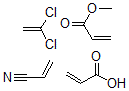 CAS#: 34755-29-8, 2-Propenoic acid, polymer with 1,1-dichloroethene, methyl 2-propenoate and 2-propenenitrile