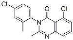 CAS 登录号：3476-88-8， 5-氯-3-(4-氯-2-甲基苯基)-2-甲基喹唑啉-4-酮