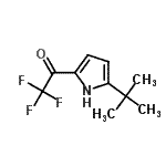 CAS 登录号：34773-59-6， 2,2,2-三氟-1-[5-(2-甲基-2-丙基)-1H-吡咯-2-基]乙酮