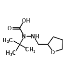 CAS 登录号：349111-21-3， 1-(2-甲基-2-丙基)-2-(四氢-2-呋喃基甲基)肼羧酸