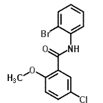 CAS#: 349538-99-4, N-(2-Bromophenyl)-5-Chloro-2-Methoxybenzamide