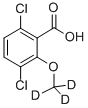 CAS#: 349553-95-3, 3,6-Dichloro-2-Methoxy-D3-Benzoic Acid