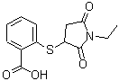 CAS#: 350030-47-6, 2-[(1-Ethyl-2,5-Dioxo-3-Pyrrolidinyl)Sulfanyl]Benzoic Acid