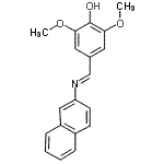 CAS#: 350035-09-5, 2,6-Dimethoxy-4-[(E)-(2-Naphthylimino)Methyl]Phenol