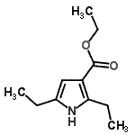 CAS 登录号：35011-29-1， 乙基2,5-二乙基-1H-吡咯-3-羧酸酯