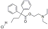CAS 登录号：35047-67-7， 2-二乙基氨基乙基2,5-二苯基戊酸酯盐酸盐