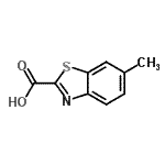 CAS#: 3507-18-4, 6-Methyl-1,3-Benzothiazole-2-Carboxylic Acid