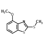CAS#: 3507-36-6, 4-Methoxy-2-(Methylsulfanyl)-1,3-Benzothiazole