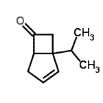 CAS 登录号：35071-58-0， 1-异丙基双环[3.2.0]庚-2-烯-6-酮