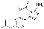 CAS#: 350990-40-8, Methyl 2-Amino-4-(4-Isobutylphenyl)-3-Thiophenecarboxylate