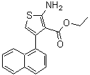 CAS 登录号：350997-18-1， 2-氨基-4-(1-萘基)-3-噻吩羧酸乙酯