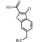 CAS#: 351000-82-3, 3-Chloro-6-Ethyl-1-Benzothiophene-2-Carboxylic Acid