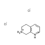 CAS 登录号：351038-62-5， 5,6,7,8-四氢-1,7-萘啶二盐酸盐