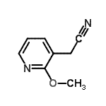 CAS 登录号：351410-37-2， 2-(2-甲氧基-3-吡啶基)乙腈