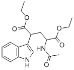 CAS 登录号：351421-21-1， 2-乙酰氨基-2-[2-(1H-吲哚-3-基)乙基]丙二酸二乙酯