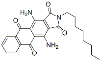 CAS 登录号：35170-70-8， 4,11-二氨基-2-辛基萘并[3,2-f]异吲哚-1,3,5,10-四酮