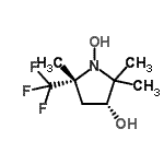 CAS 登录号：351876-38-5， (3R,5R)-2,2,5-三甲基-5-(三氟甲基)-1,3-吡咯烷二醇
