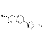 CAS#: 351982-44-0, 4-(4-Isobutylphenyl)-1,3-Thiazol-2-Amine
