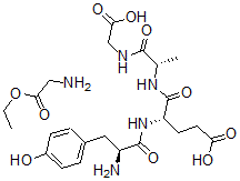 CAS 登录号：35238-56-3， 聚(L-酪氨酰-L-谷氨酰-L-丙氨酰-甘氨酰)甘氨酸乙酯