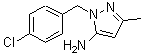 CAS 登录号：3524-41-2， 1-(4-氯苄基)-3-甲基-1H-吡唑-5-胺