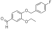 CAS 登录号：352455-50-6， 3-乙氧基-4-[(4-氟苄基)氧基]苯甲醛