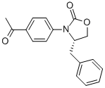 CAS 登录号：352524-56-2， (S)-3-(4-乙酰基苯基)-4-苄基恶唑烷-2-酮